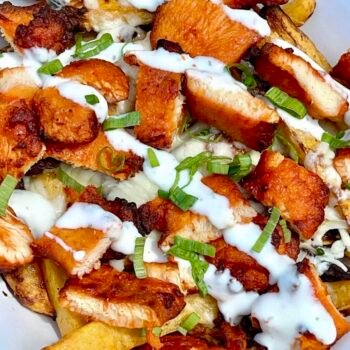 Grill chicken loaded fries
