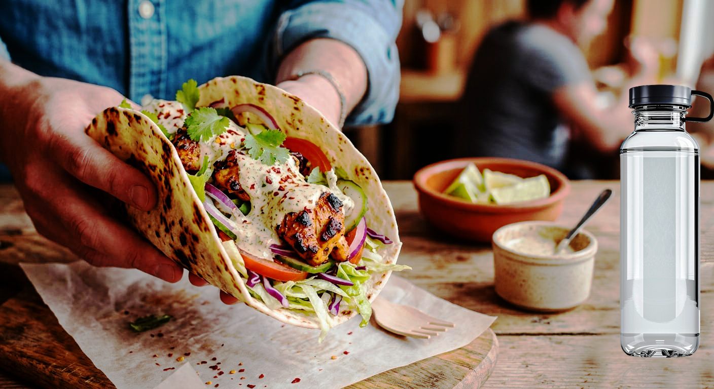 grillad-chicken-tikka-taco-wrap-food-king-punjabi-masala-grill-pizza-spanga